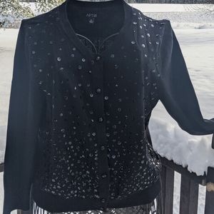 Sequined cardigan Apt 9, size M